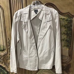 Eileen Fisher Cream Blazer Classic Suit Jacket